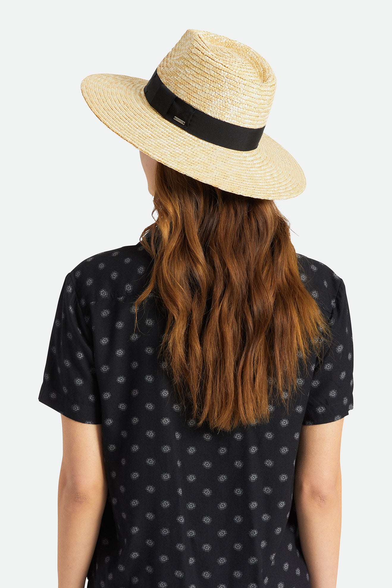 Orange Brixton Joanna Women's Straw Hats | 154762FSB