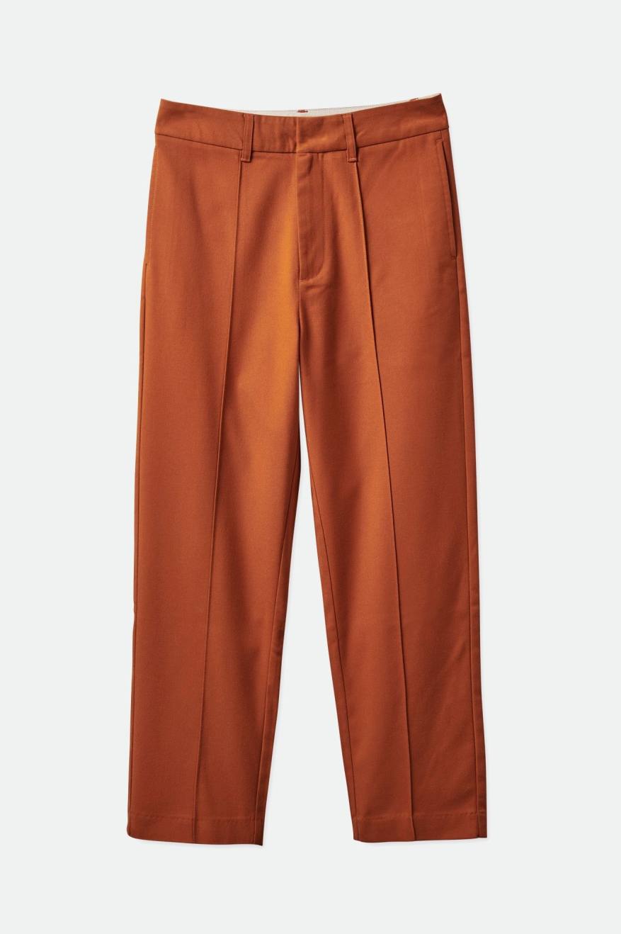 Orange Brixton Retro Trouser Women's Bottoms | 396207HOF