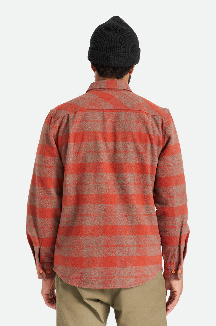 Red Brixton Bowery Heavy Weight L/S Men's Wovens | 542790WDX