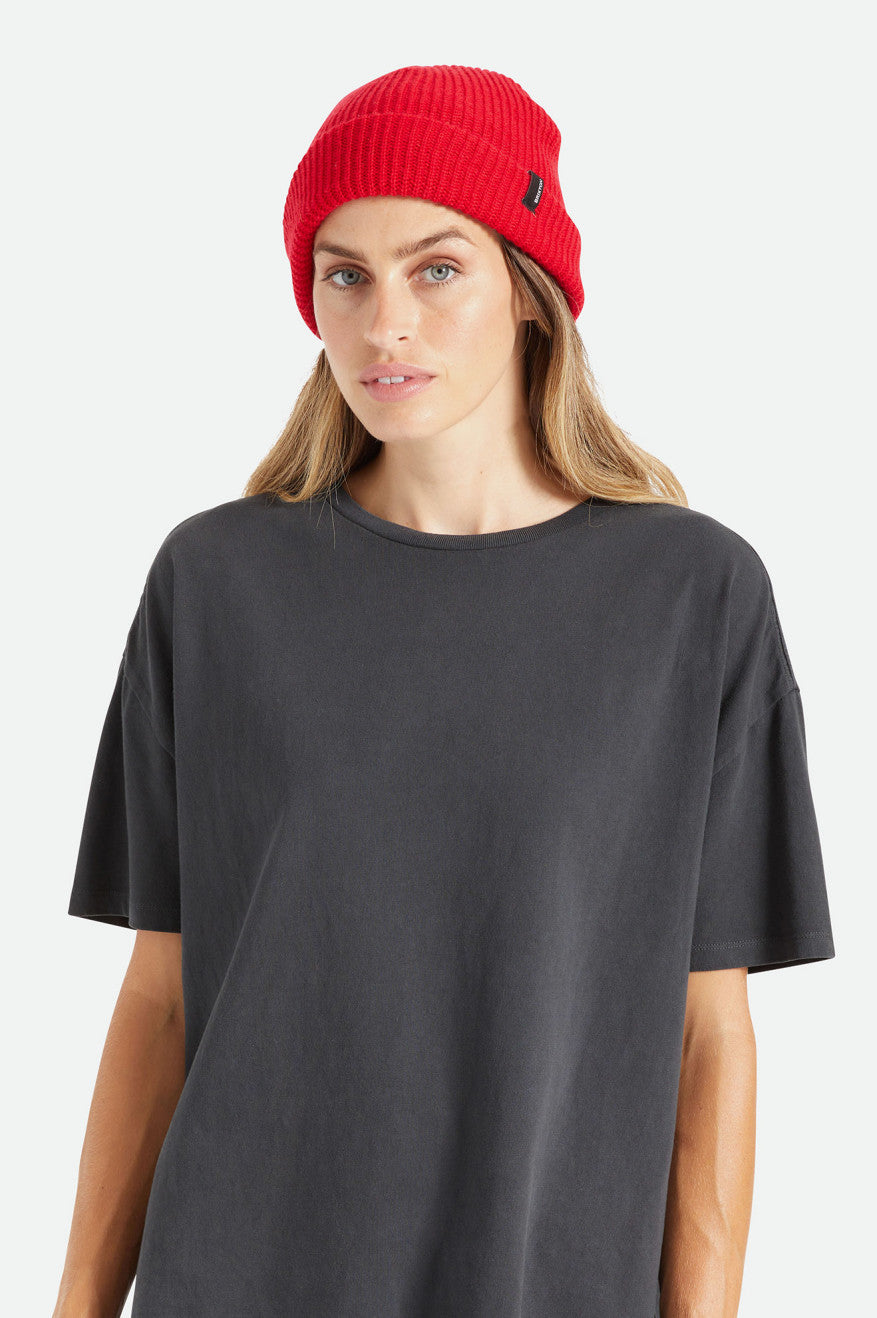 Red Brixton Heist Women's Beanie | 936580UPL