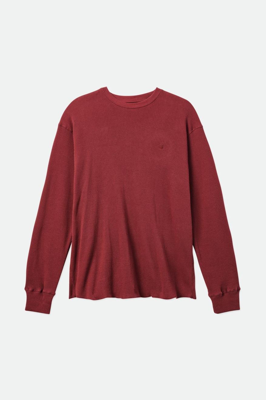 Red Brixton Reserve Thermal L/S Men's Knitwear | 894105JXP