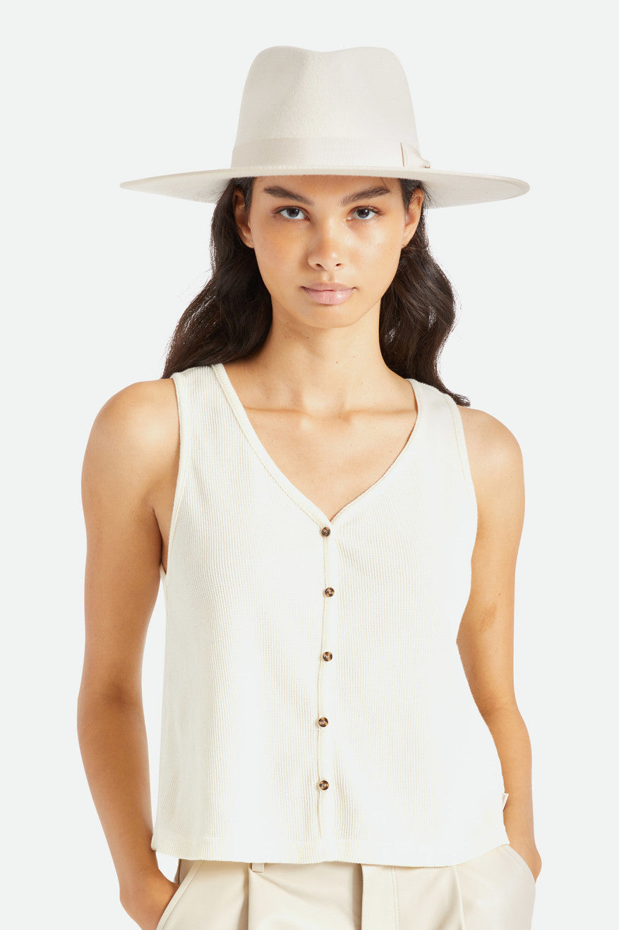 White Brixton Jo Rancher Hat Women's Hats | 517283GWB