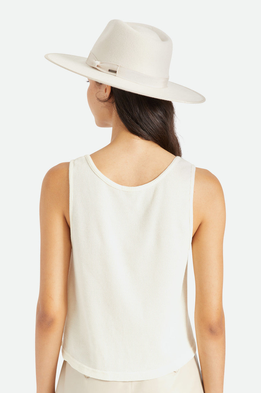 White Brixton Jo Rancher Hat Women's Hats | 517283GWB