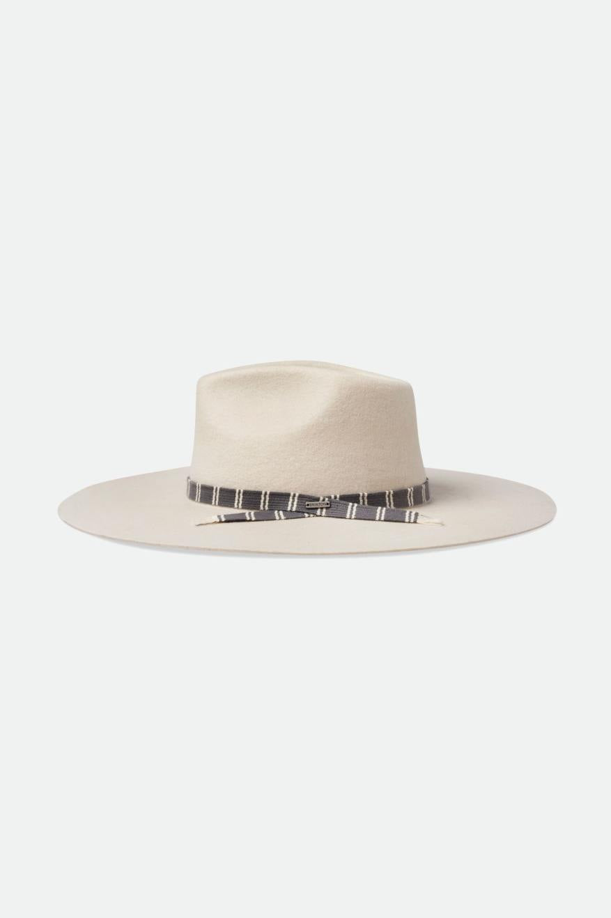 White Brixton Leigh Felt Fedora Women's Fedoras | 650473VRU