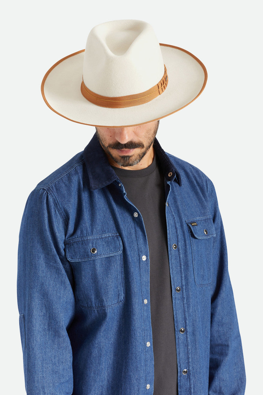 White Brixton Reno Men's Fedoras | 509172JSB